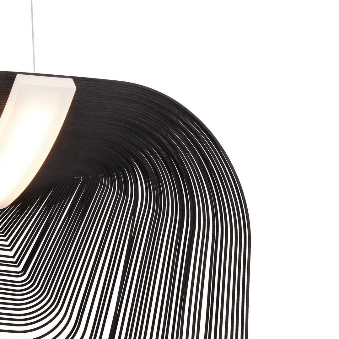 Eco LED Pendant in Matte Black Justice Designs