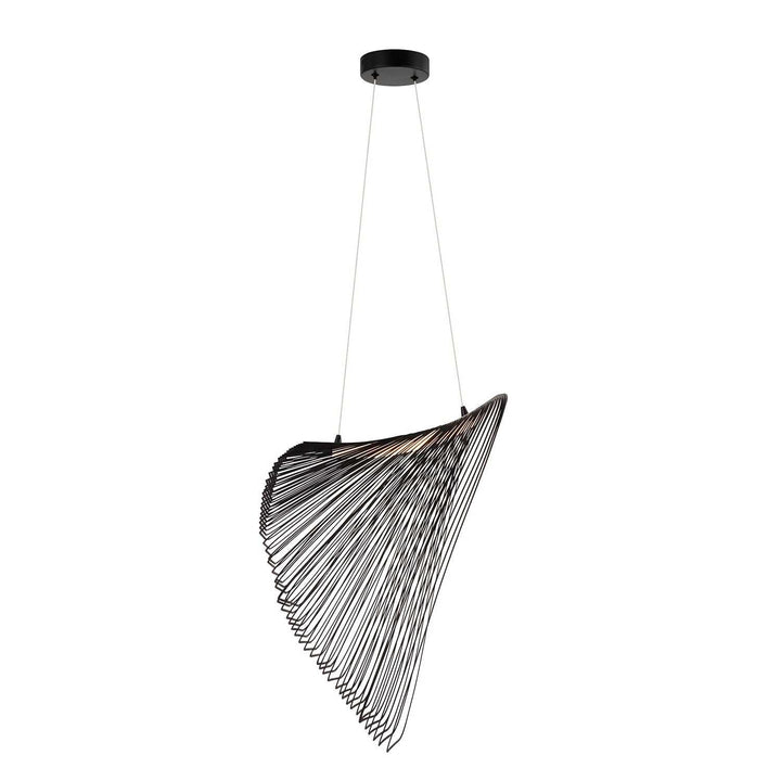 Eco LED Pendant in Matte Black Justice Designs