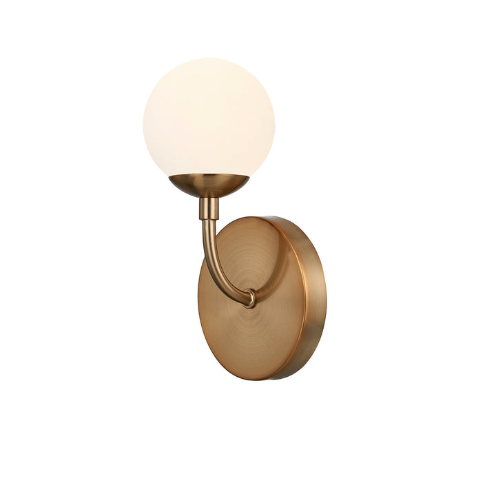 Justice Designs - FSN-9011-ETCH-BRSS - One Light Wall Sconce - Fusion - Brushed Brass