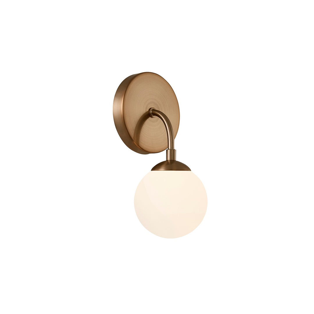 Justice Designs - FSN-9011-ETCH-BRSS - One Light Wall Sconce - Fusion - Brushed Brass