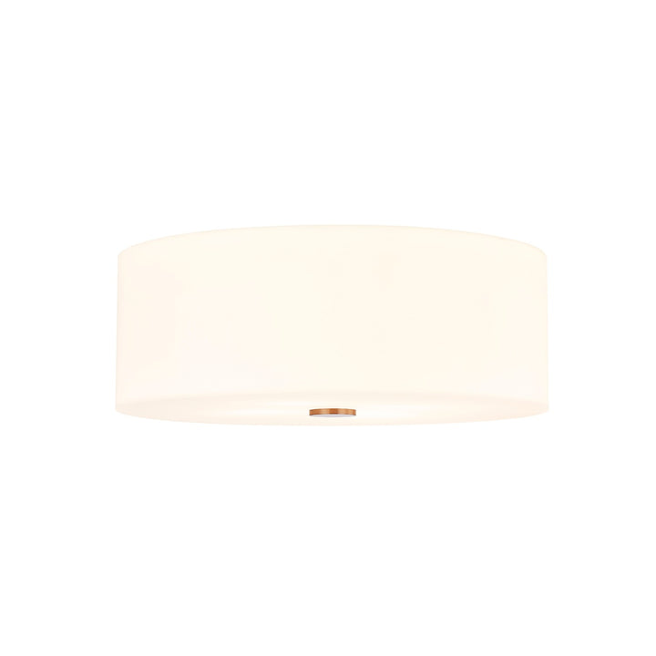 Justice Designs - ACR-9731-OPAL-BRSS - Four Light Flush-Mount - Acryluxe - Brushed Brass