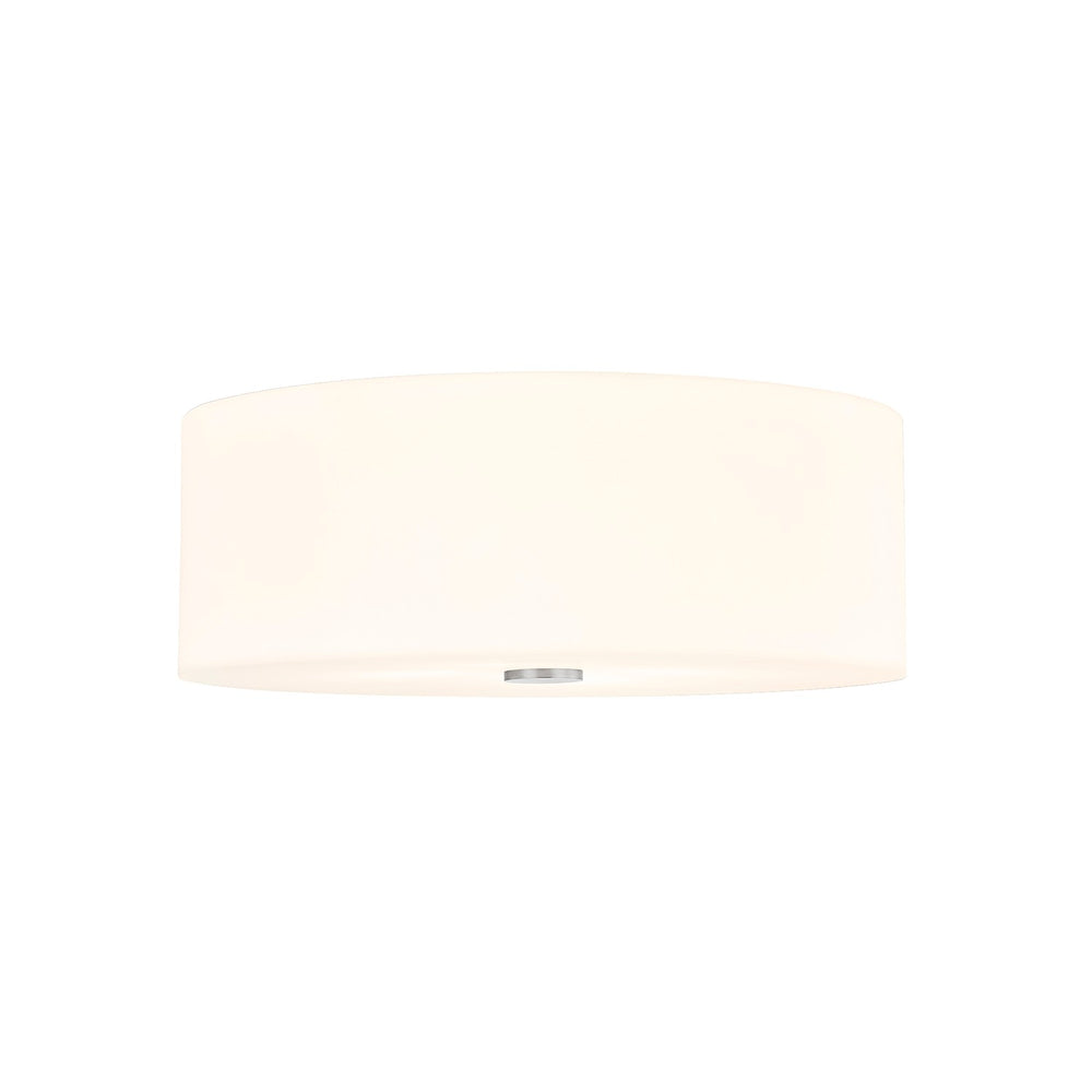 Justice Designs - ACR-9731-OPAL-NCKL - Four Light Flush-Mount - Acryluxe - Brushed Nickel