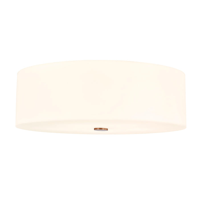 Justice Designs - ACR-9732-OPAL-BRSS - Five Light Flush-Mount - Acryluxe - Brushed Brass