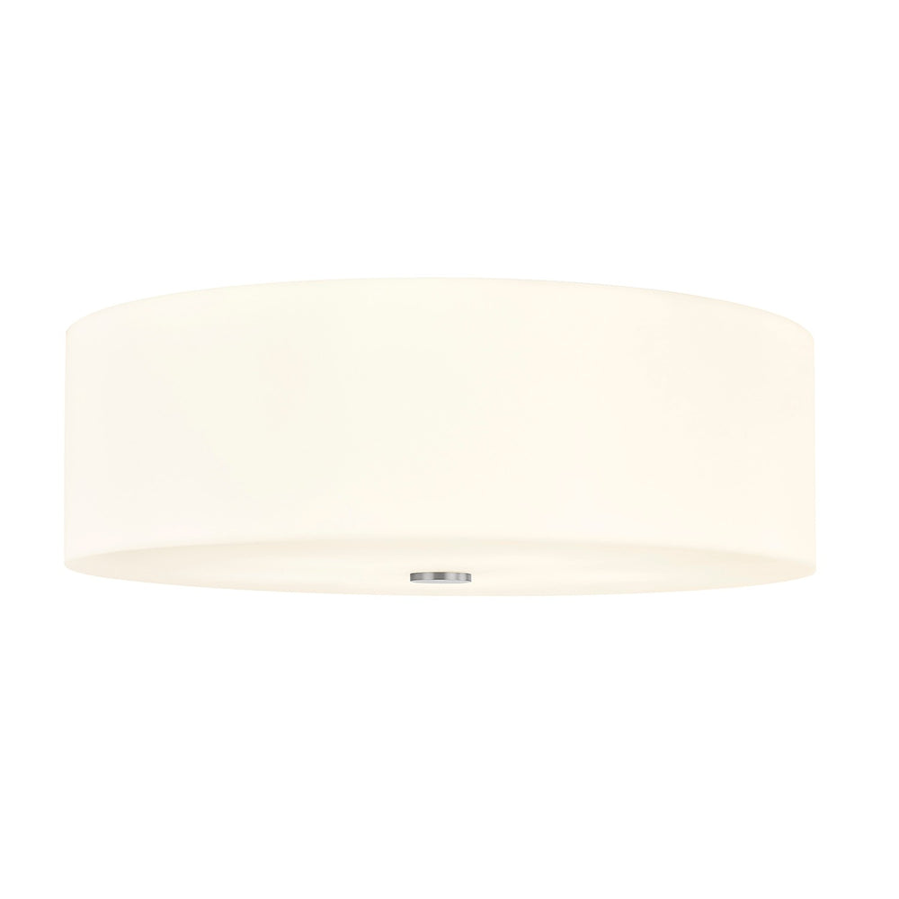 Justice Designs - ACR-9732-OPAL-NCKL - Five Light Flush-Mount - Acryluxe - Brushed Nickel