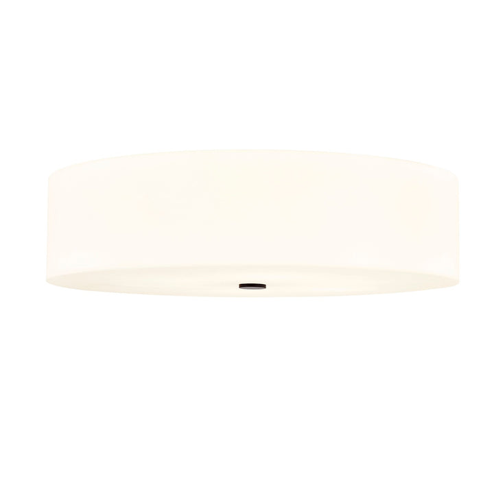 Justice Designs - ACR-9733-OPAL-MBLK - Six Light Flush-Mount - Acryluxe - Matte Black