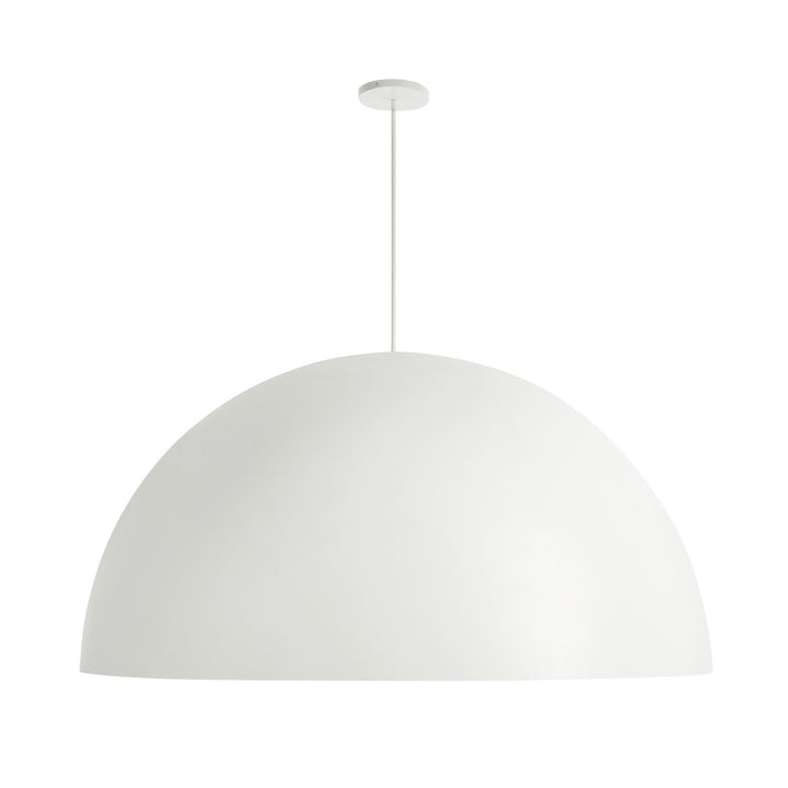 Justice Designs - NSH-9848-MTGD - Ten Light Pendant - No Shade Material - Matte White with Champagne Gold Interior