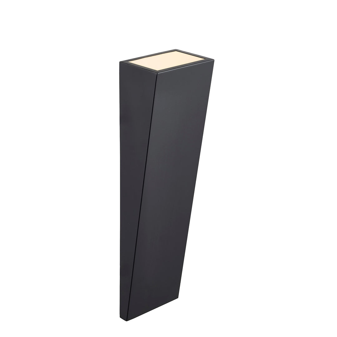 Justice Designs - NSH-7705W-MBLK - LED Outdoor Wall Sconce - No Shade Material - Matte Black