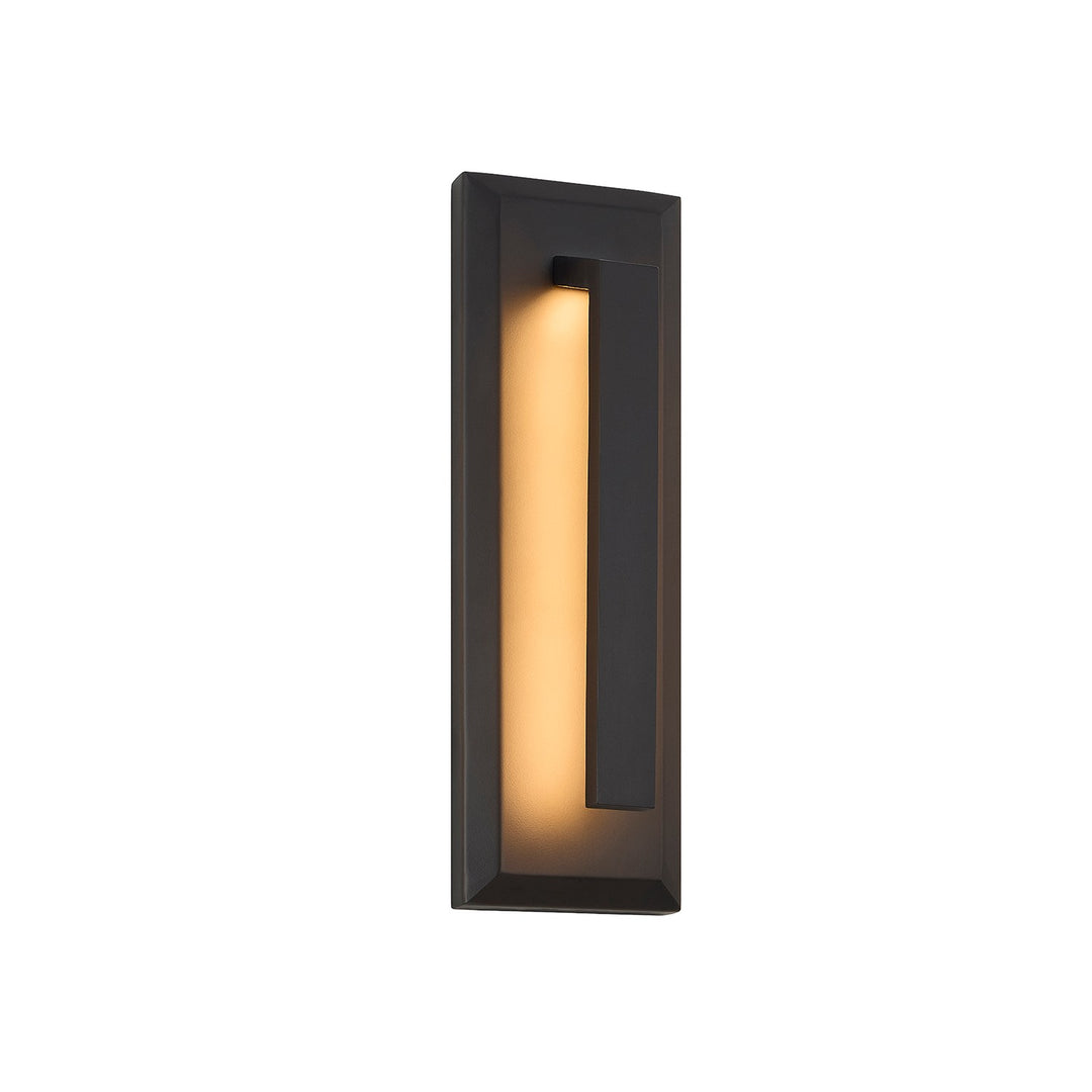 Justice Designs - NSH-7743W-MBLK - LED Outdoor Wall Sconce - No Shade Material - Matte Black