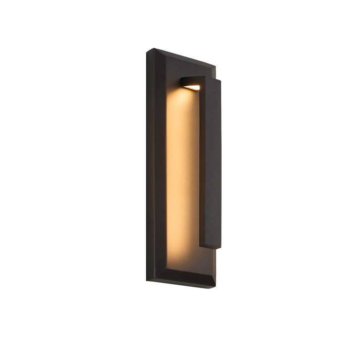 Justice Designs - NSH-7743W-MBLK - LED Outdoor Wall Sconce - No Shade Material - Matte Black