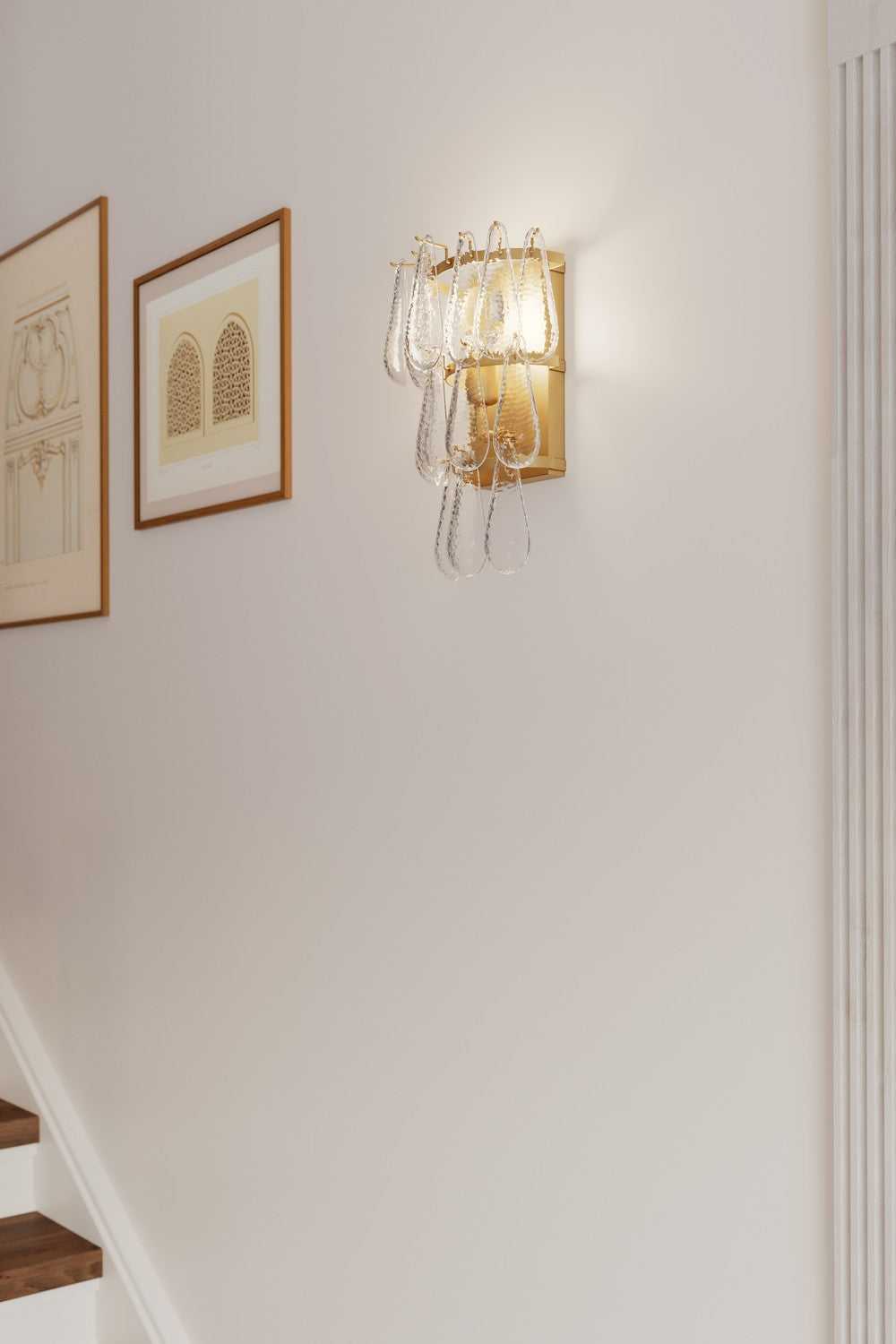 Vionne Two Light Wall Sconce in Legacy Brass Minka-Lavery