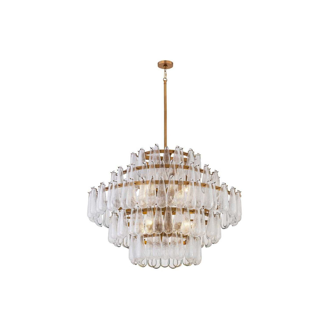 Vionne Eight Light Pendant in Legacy Brass Minka-Lavery