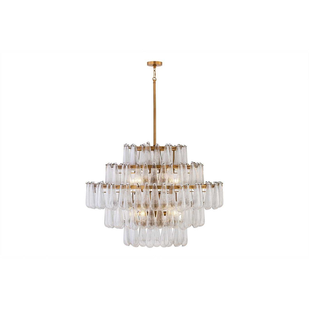Vionne Eight Light Pendant in Legacy Brass Minka-Lavery