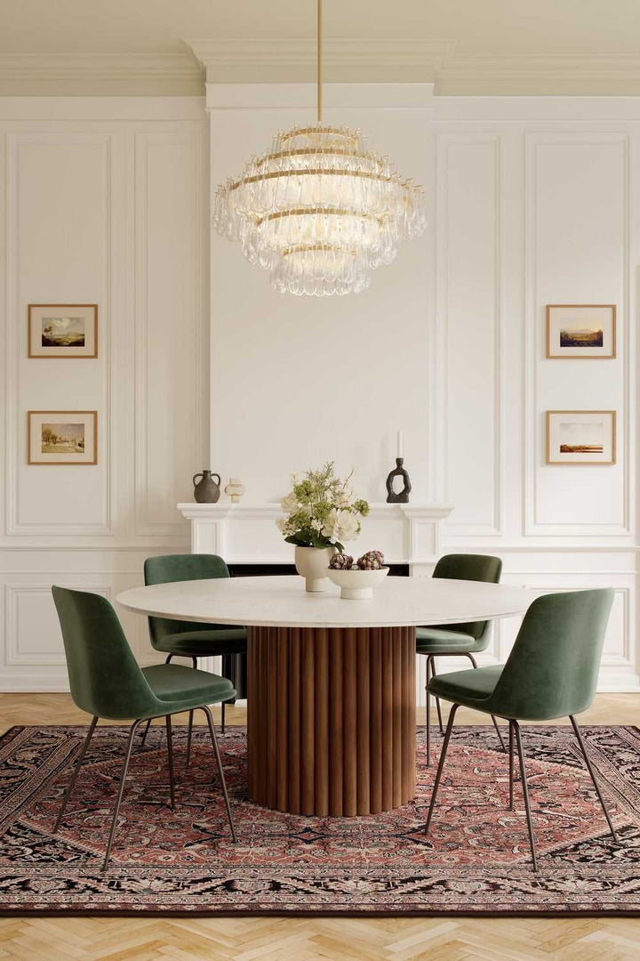 Vionne Eight Light Pendant in Legacy Brass Minka-Lavery