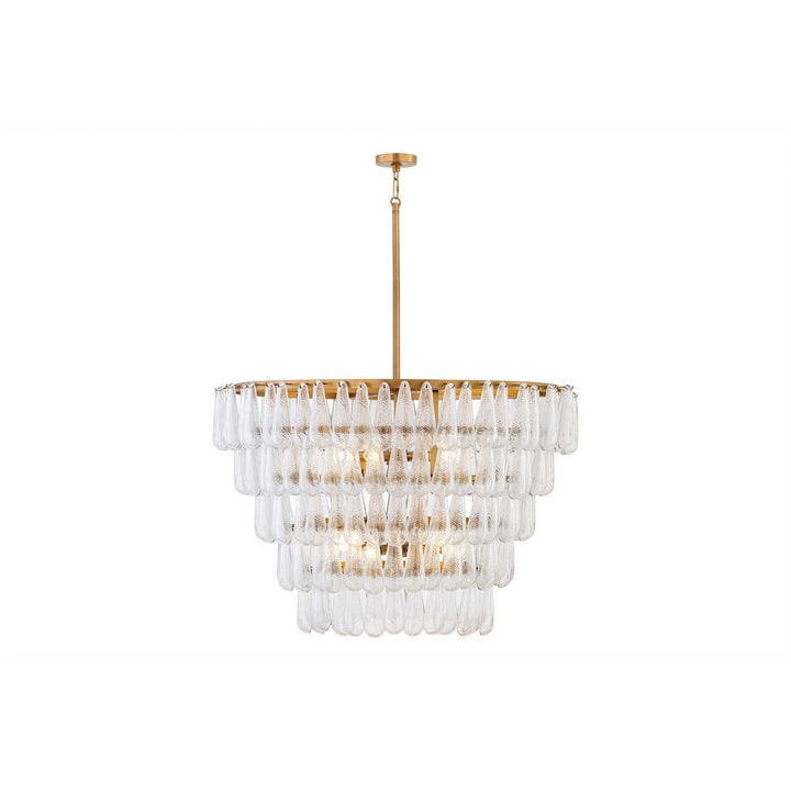 Vionne Eight Light Pendant in Legacy Brass Minka-Lavery