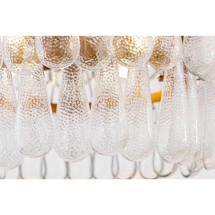 Vionne Eight Light Pendant in Legacy Brass Minka-Lavery
