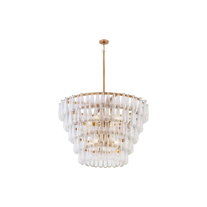 Vionne Eight Light Pendant in Legacy Brass Minka-Lavery