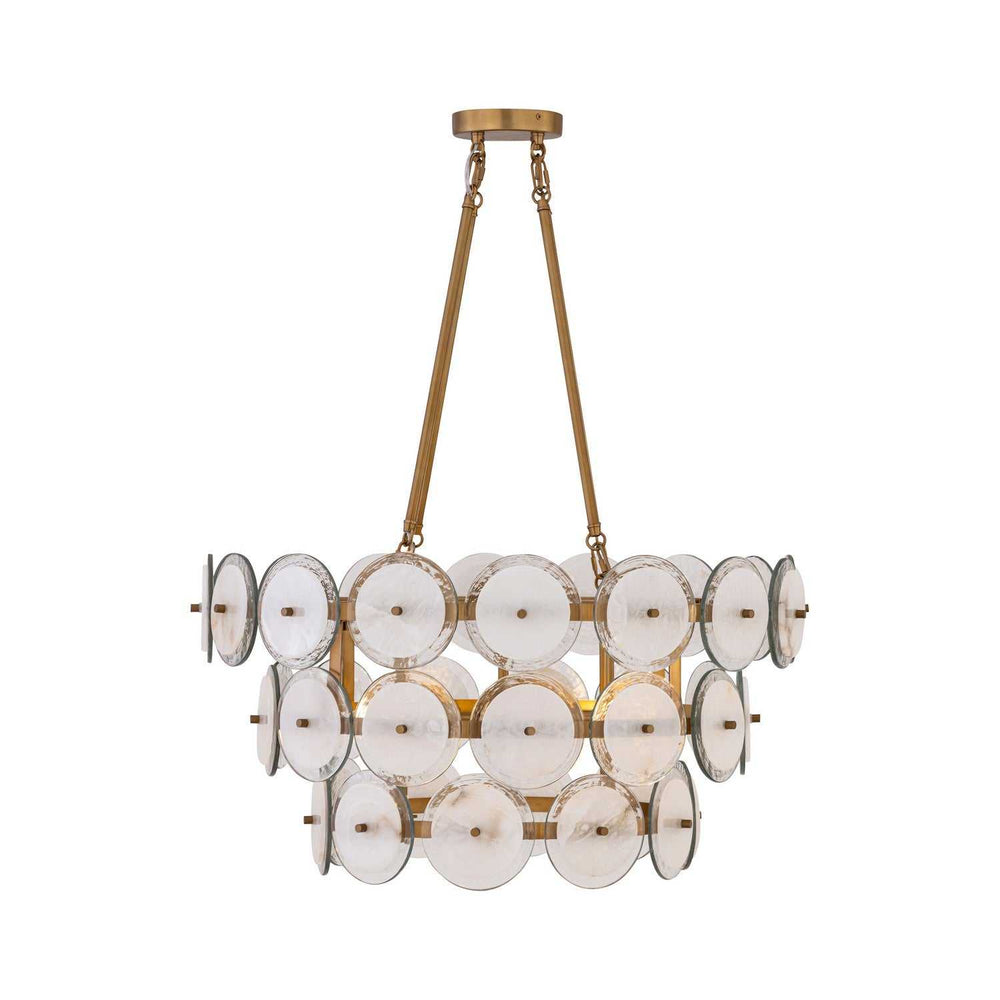 Kintrel Four Light Pendant in Legacy Brass Minka-Lavery