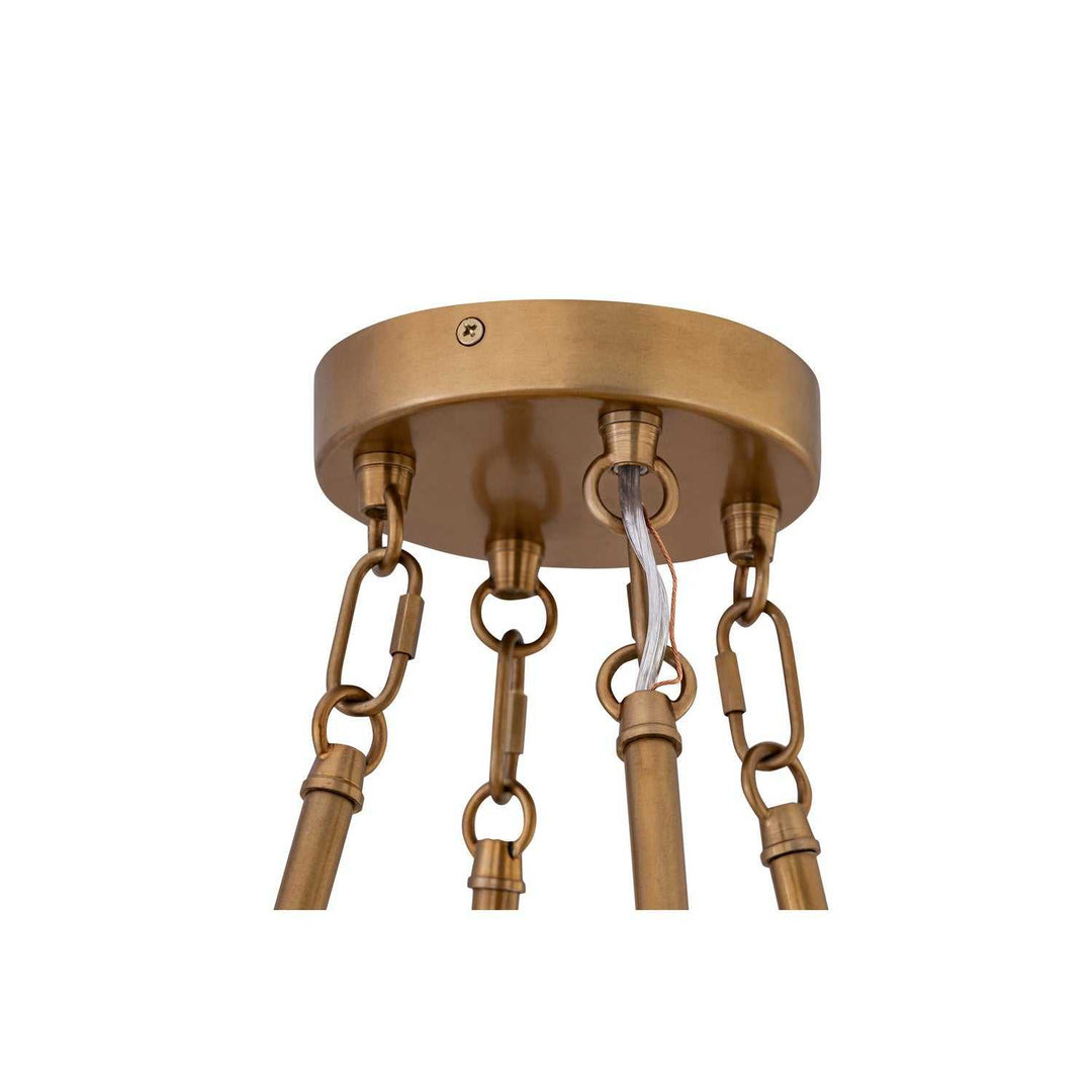 Kintrel Four Light Pendant in Legacy Brass Minka-Lavery