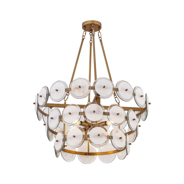 Kintrel Four Light Pendant in Legacy Brass Minka-Lavery