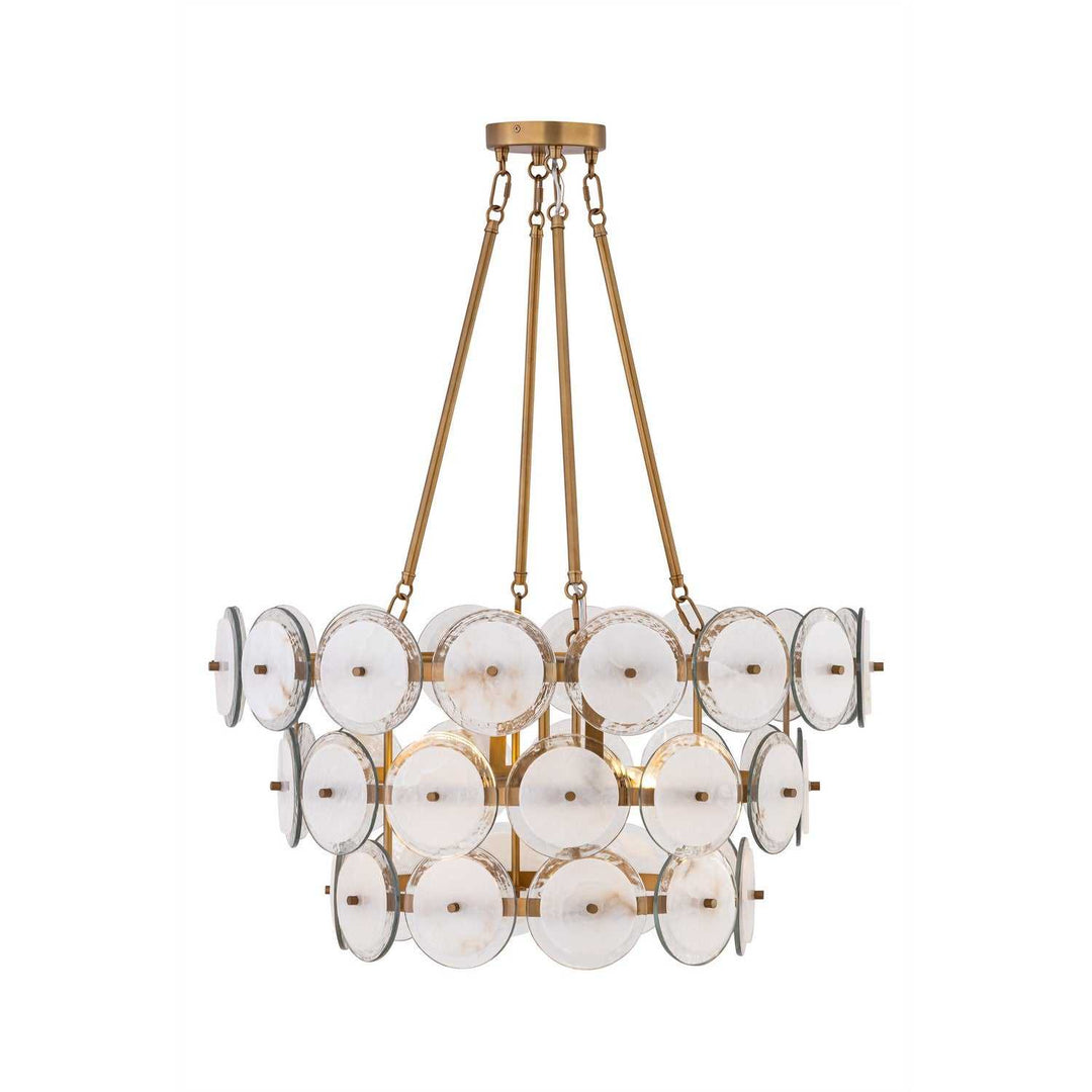 Kintrel Four Light Pendant in Legacy Brass Minka-Lavery