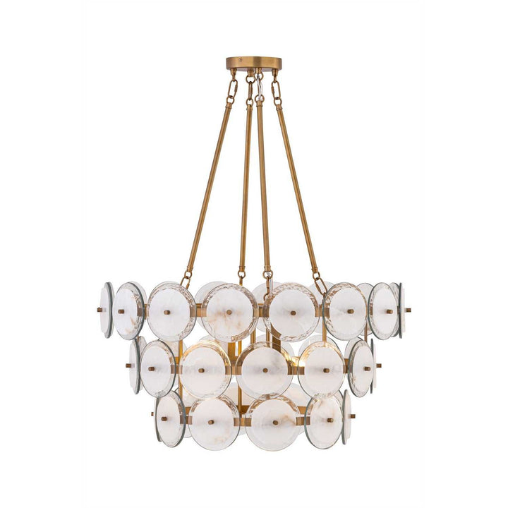 Kintrel Four Light Pendant in Legacy Brass Minka-Lavery