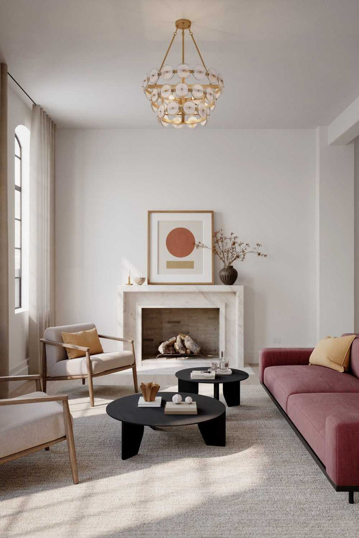 Kintrel Four Light Pendant in Legacy Brass Minka-Lavery