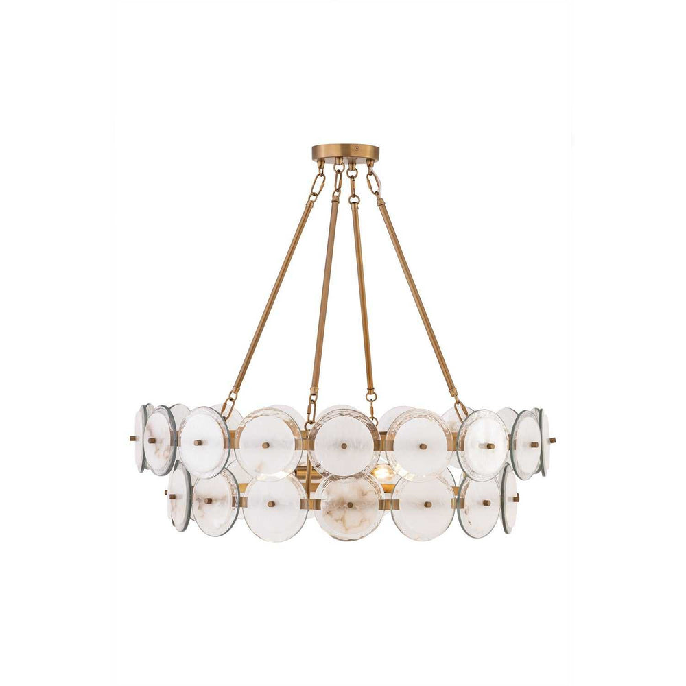 Kintrel Four Light Pendant in Legacy Brass Minka-Lavery