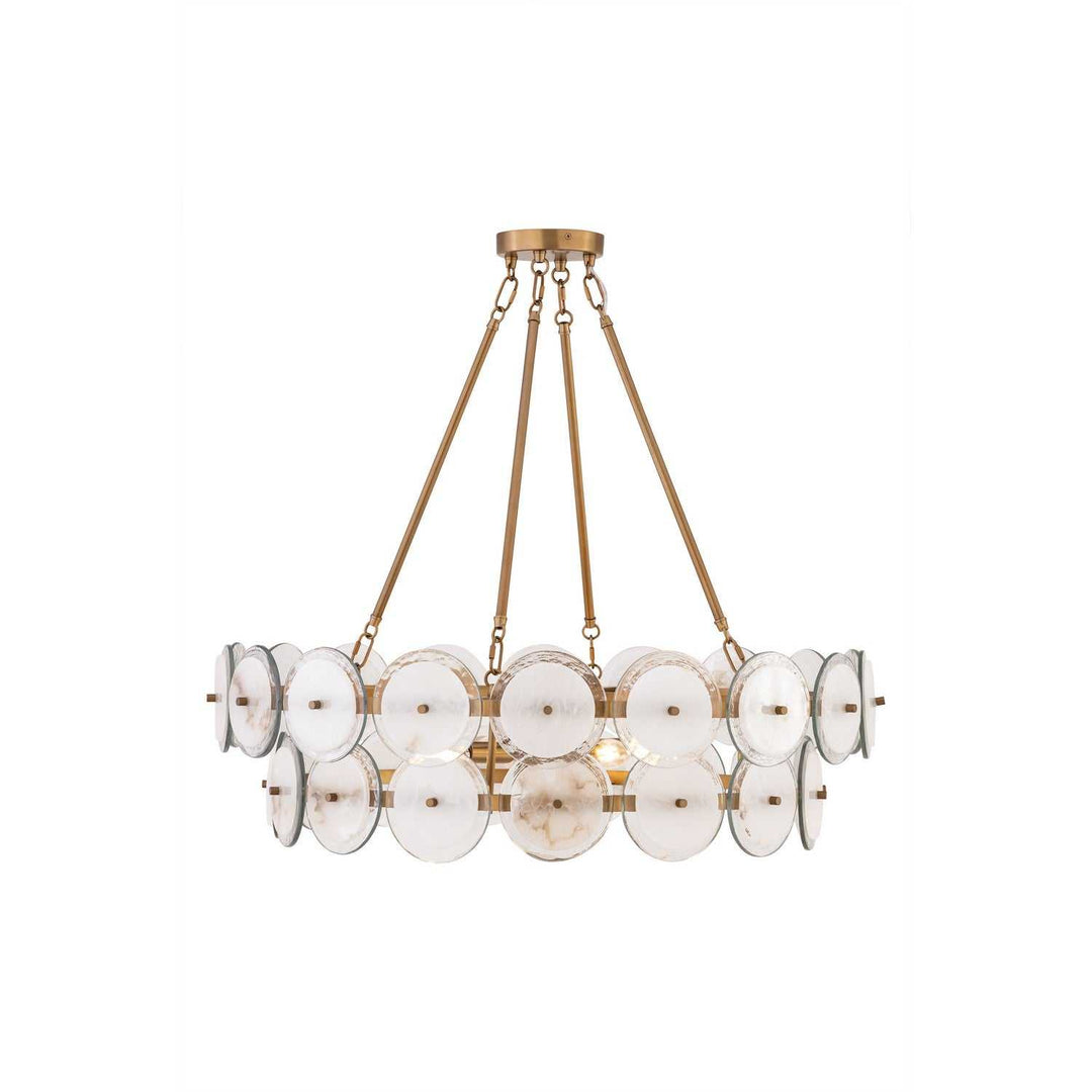 Kintrel Four Light Pendant in Legacy Brass Minka-Lavery