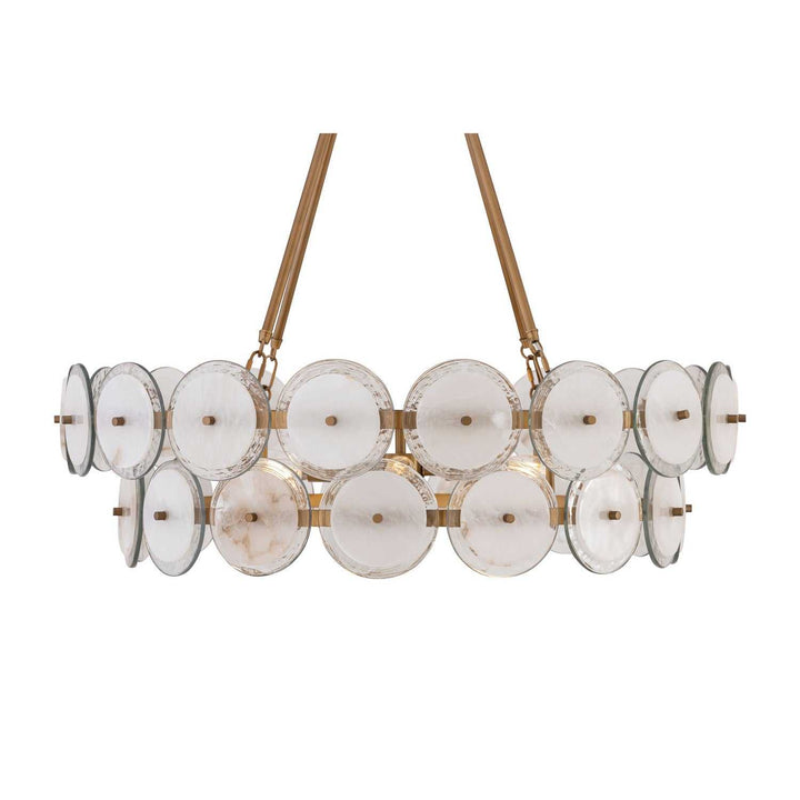 Kintrel Four Light Pendant in Legacy Brass Minka-Lavery