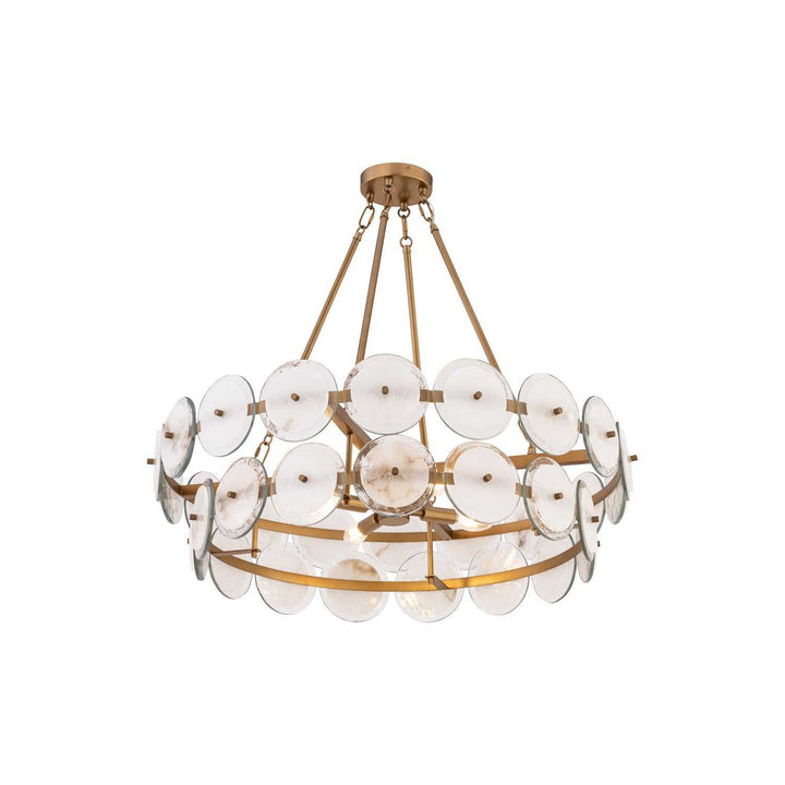 Kintrel Four Light Pendant in Legacy Brass Minka-Lavery