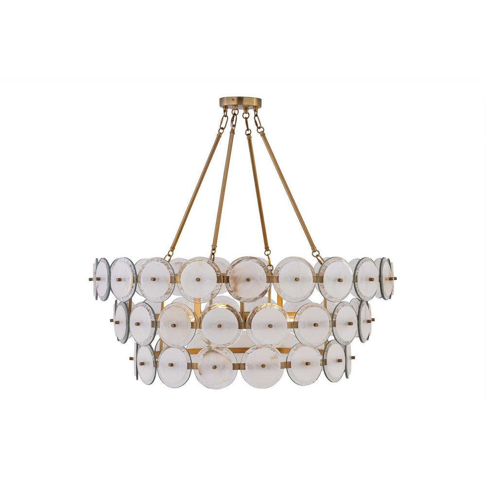 Kintrel Six Light Pendant in Legacy Brass Minka-Lavery