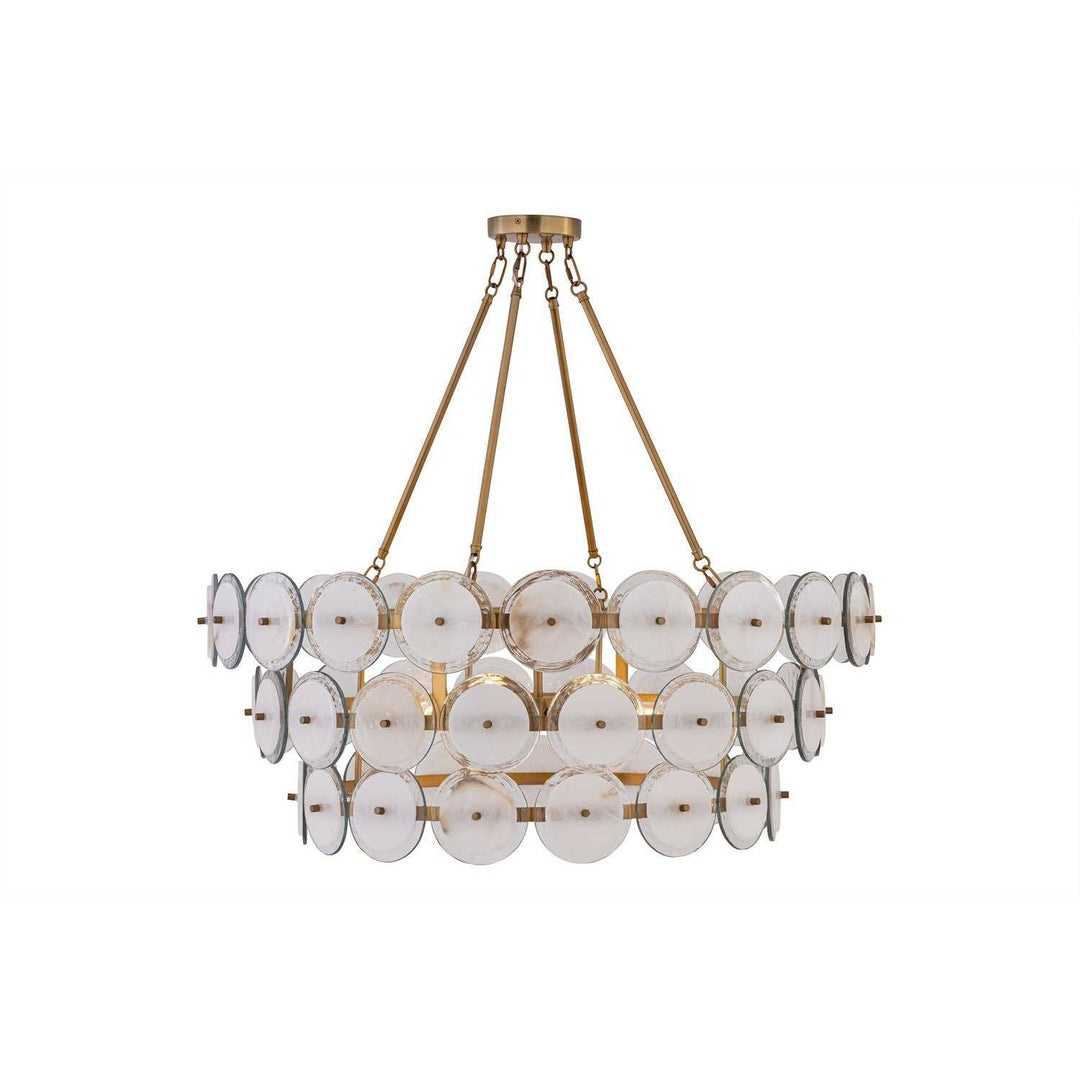 Kintrel Six Light Pendant in Legacy Brass Minka-Lavery
