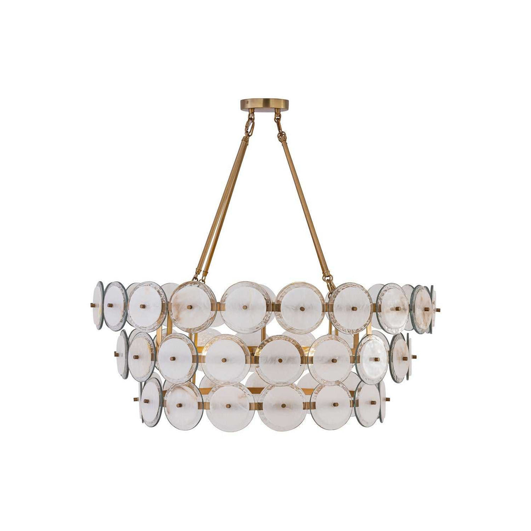 Kintrel Six Light Pendant in Legacy Brass Minka-Lavery