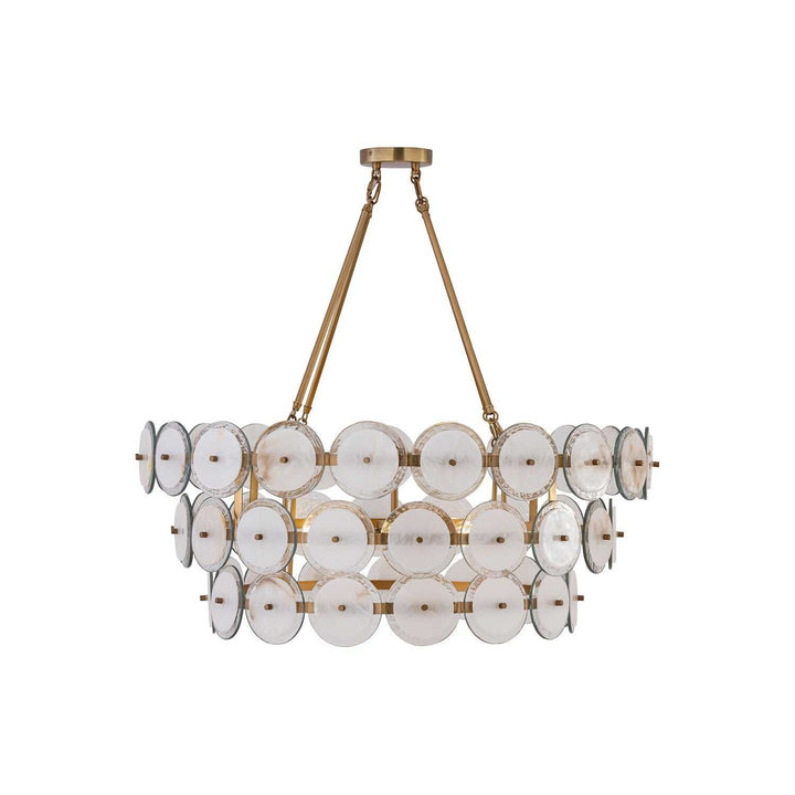 Kintrel Six Light Pendant in Legacy Brass Minka-Lavery