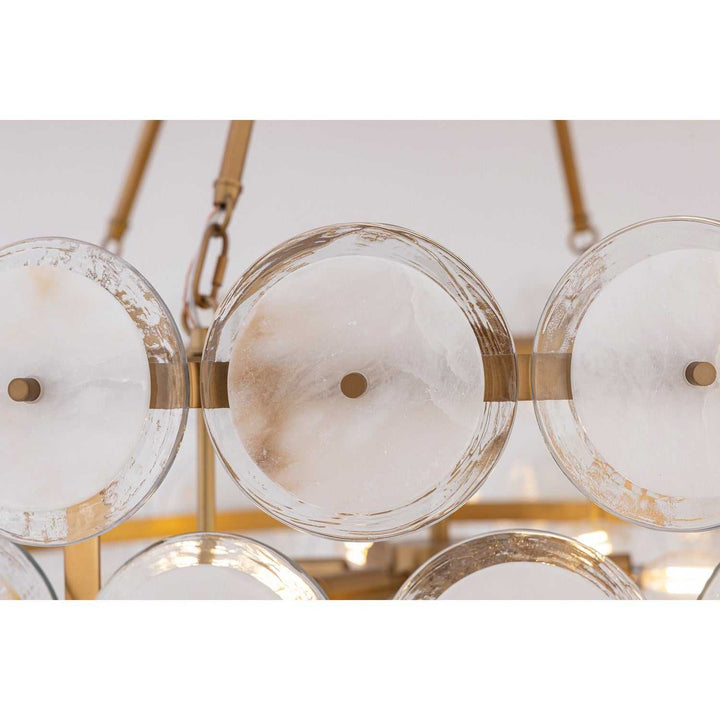 Kintrel Six Light Pendant in Legacy Brass Minka-Lavery