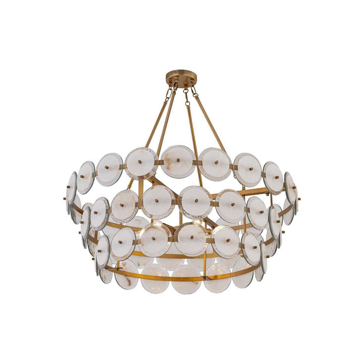 Kintrel Six Light Pendant in Legacy Brass Minka-Lavery