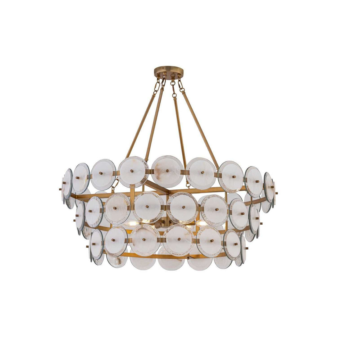 Kintrel Six Light Pendant in Legacy Brass Minka-Lavery