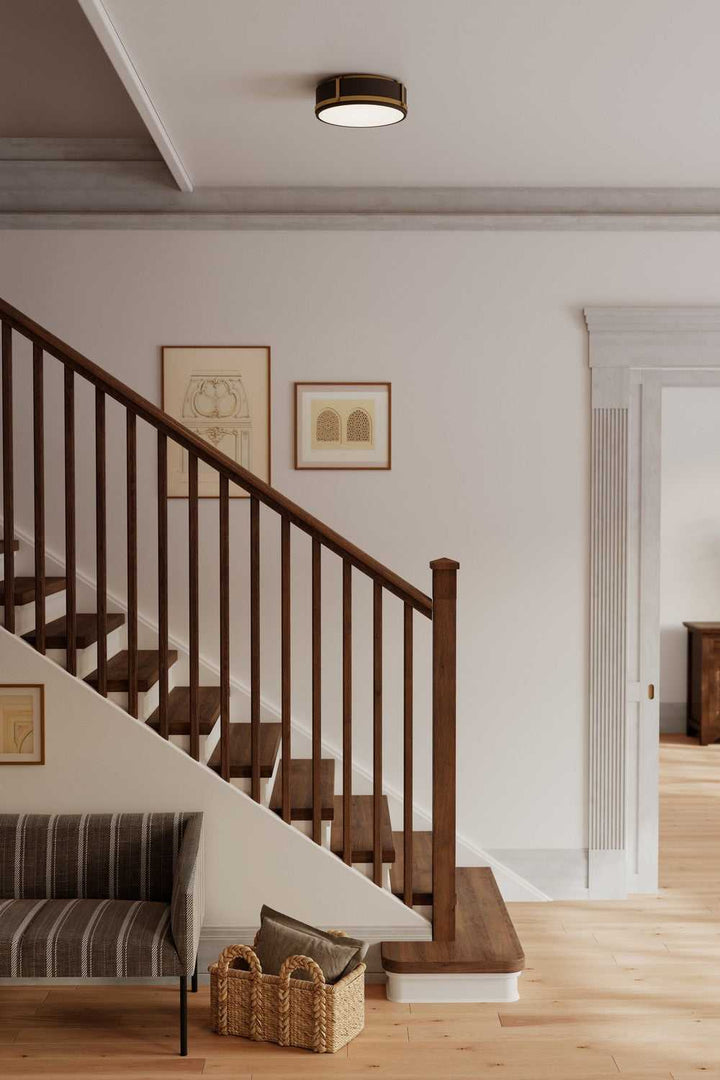 Lynca LED Flush Mount in Legacy Brass Minka-Lavery