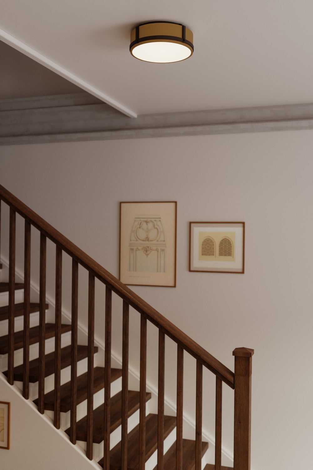 Lynca LED Flush Mount in Legacy Brass Minka-Lavery