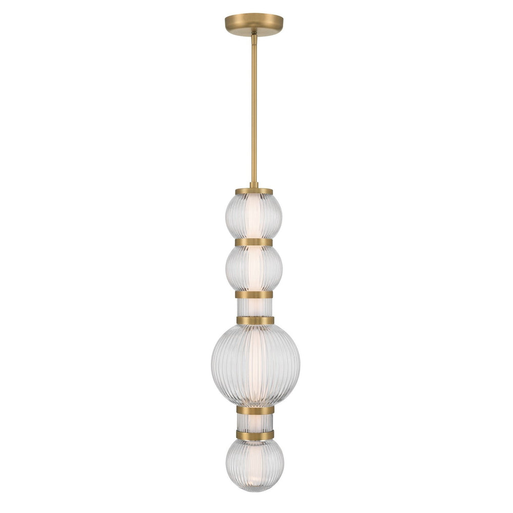 Cordel LED Mini Pendant in Legacy Brass Minka-Lavery
