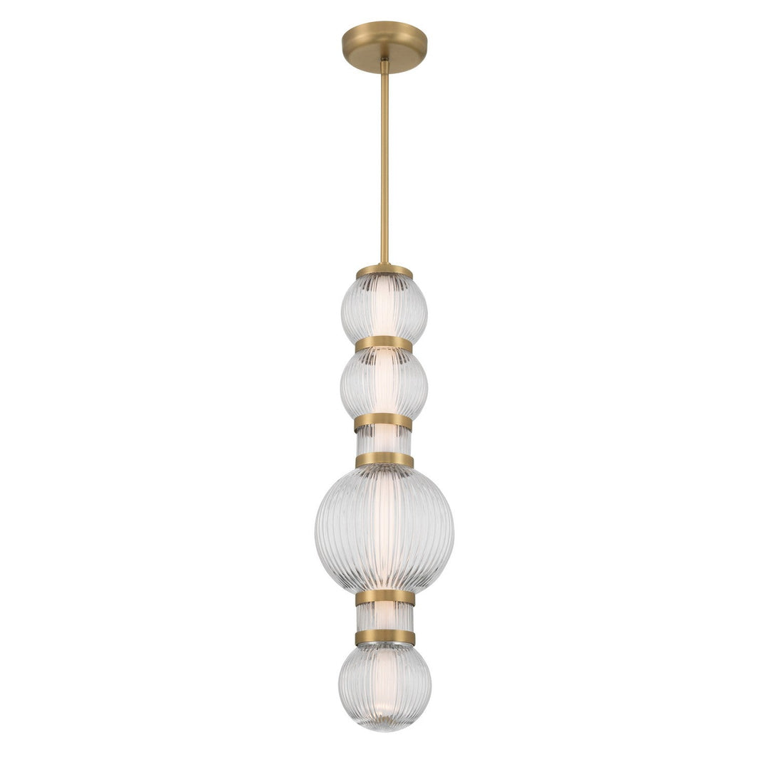 Cordel LED Mini Pendant in Legacy Brass Minka-Lavery