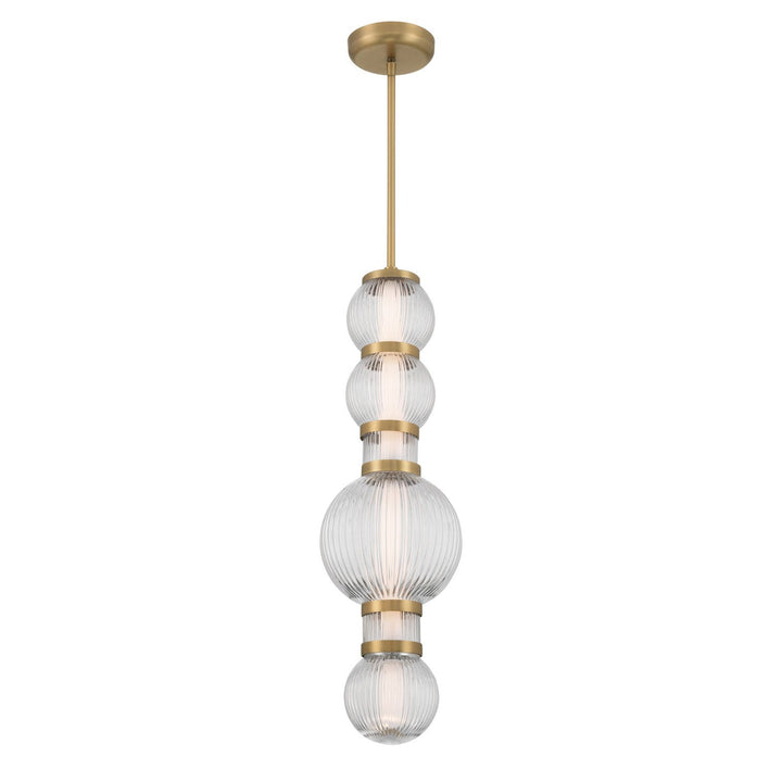 Cordel LED Mini Pendant in Legacy Brass Minka-Lavery