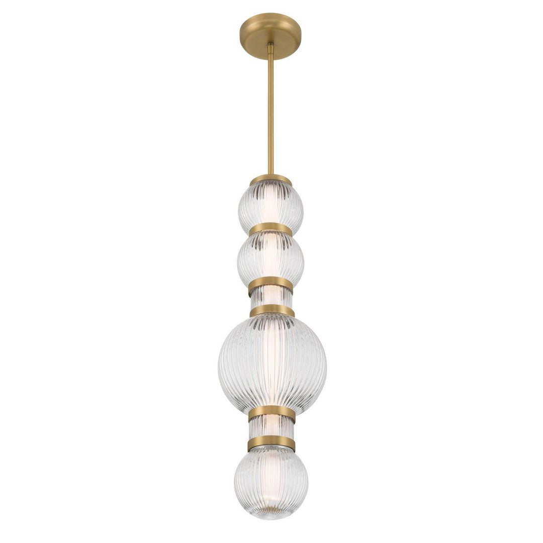 Cordel LED Mini Pendant in Legacy Brass Minka-Lavery