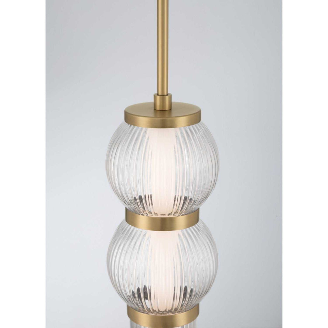 Cordel LED Mini Pendant in Legacy Brass Minka-Lavery