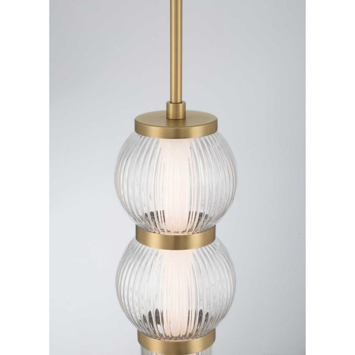Cordel LED Mini Pendant in Legacy Brass Minka-Lavery