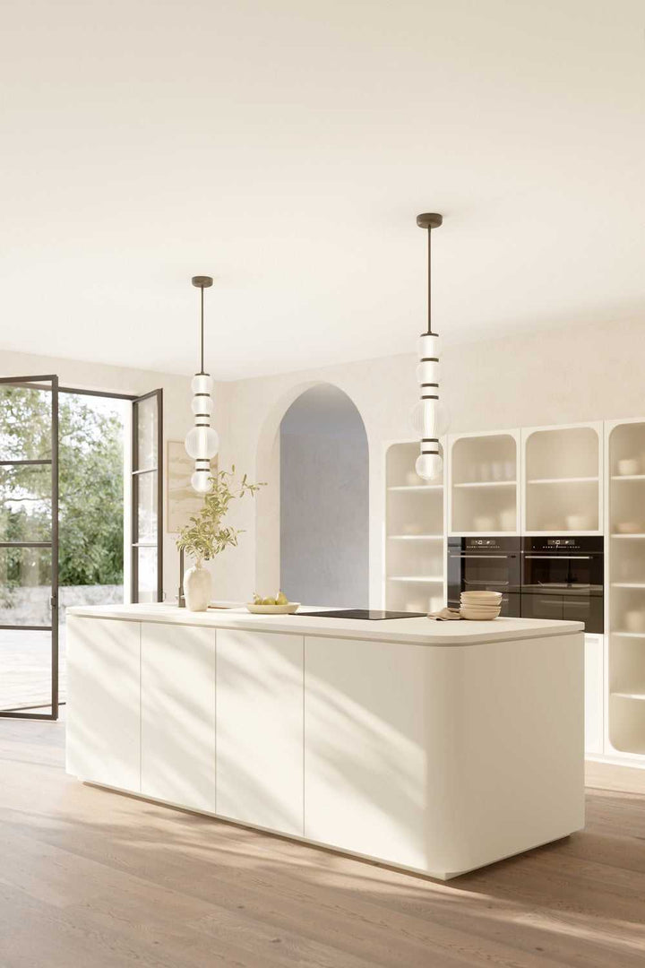 Cordel LED Mini Pendant in Dark Matte Black Minka-Lavery