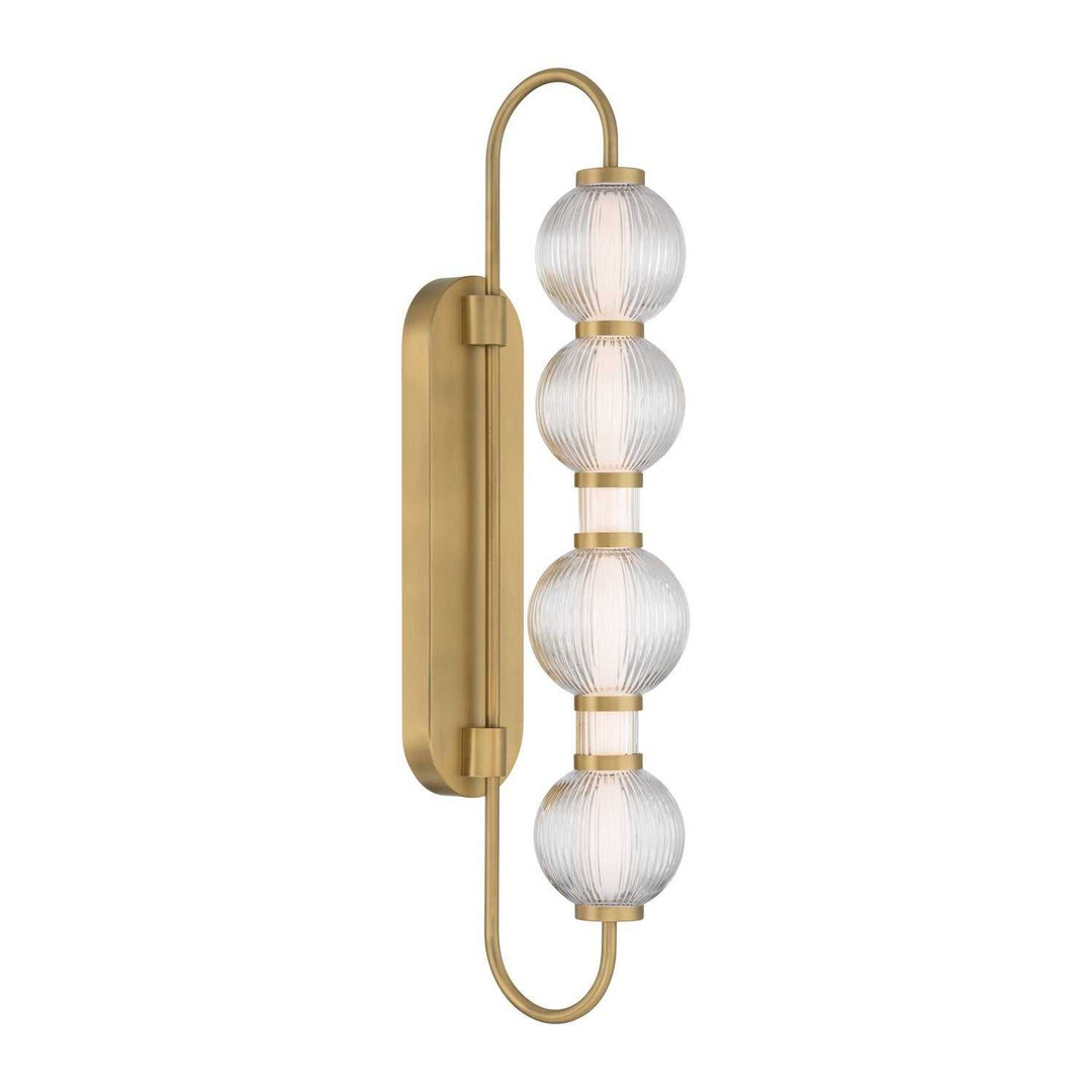 Cordel LED Wall Sconce in Legacy Brass Minka-Lavery