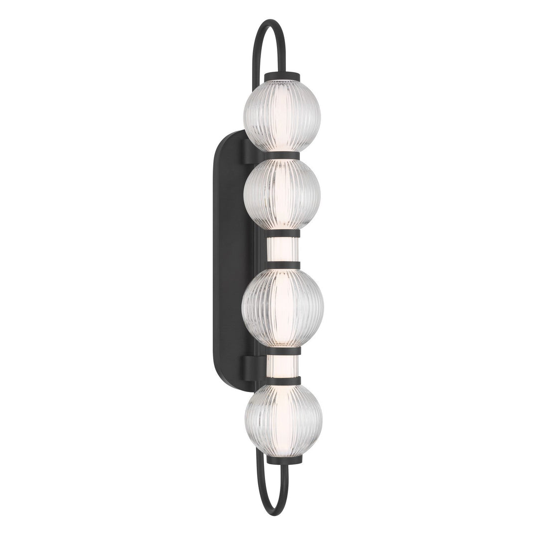 Cordel LED Wall Sconce in Dark Matte Black Minka-Lavery