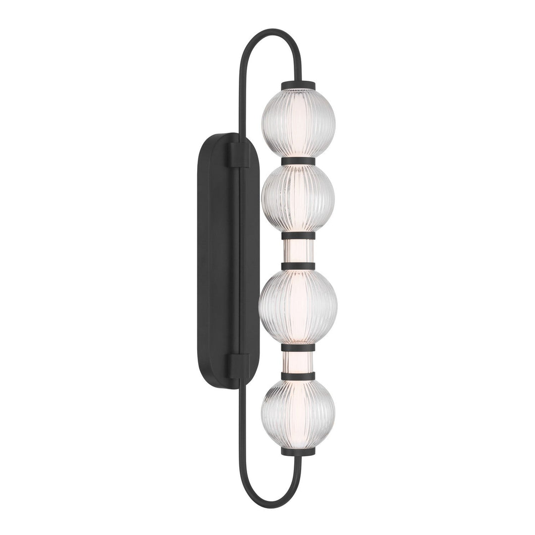 Cordel LED Wall Sconce in Dark Matte Black Minka-Lavery