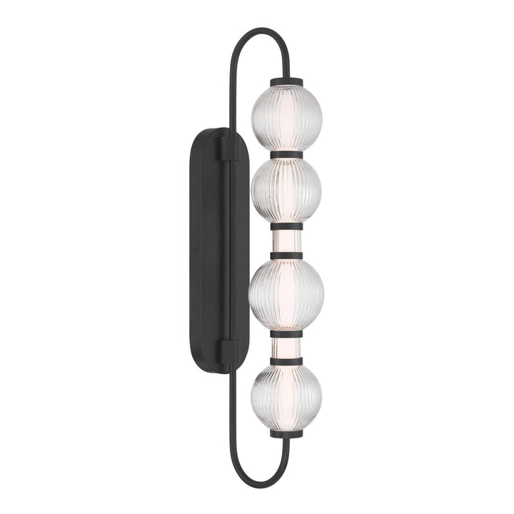 Cordel LED Wall Sconce in Dark Matte Black Minka-Lavery